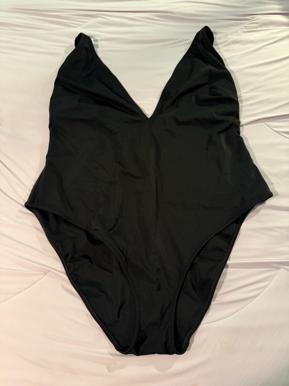 YITTY Black V-Neck One-Piece Swimsuit